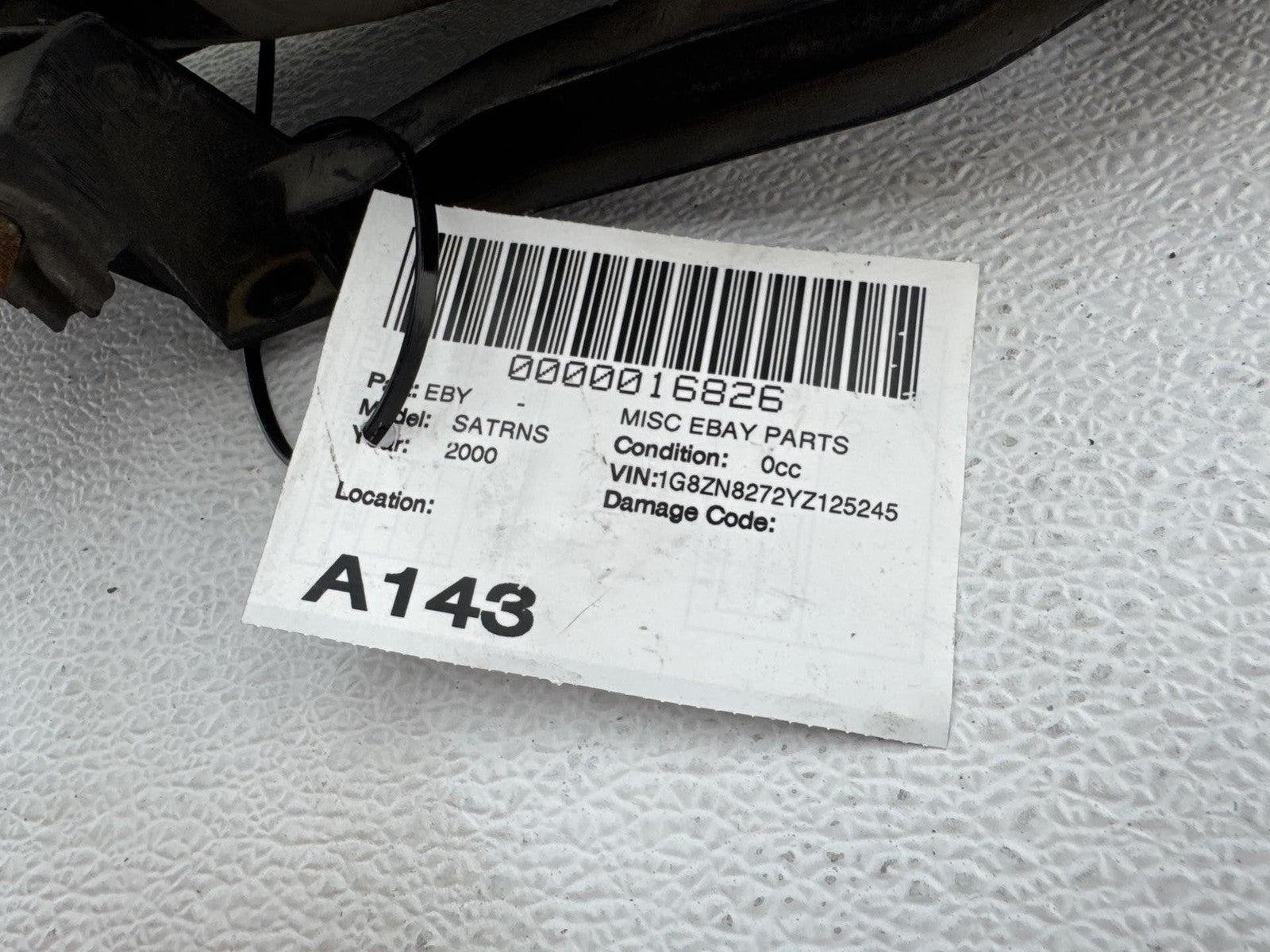 00-02 Saturn S Sw2 Front Passenger Side Headlight Assembly