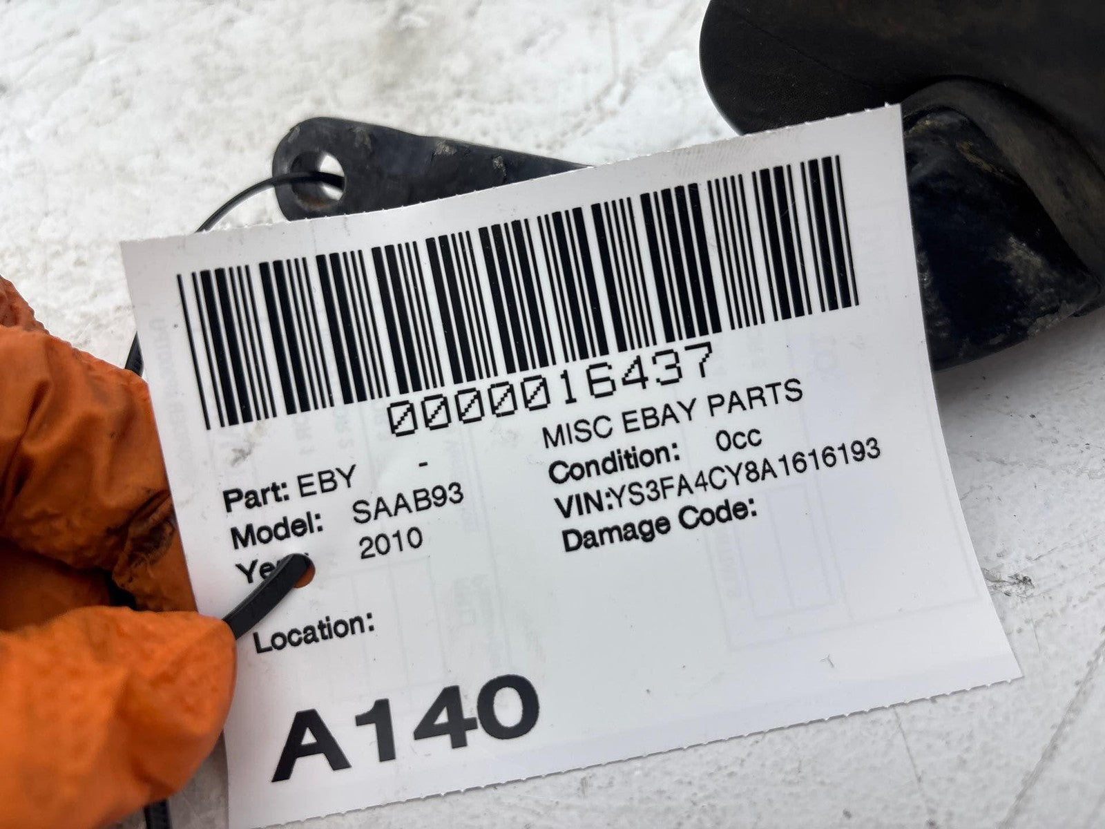 07-12 Mercedes Gl450 Trunk Hatch Hinge Bracket A1647400718