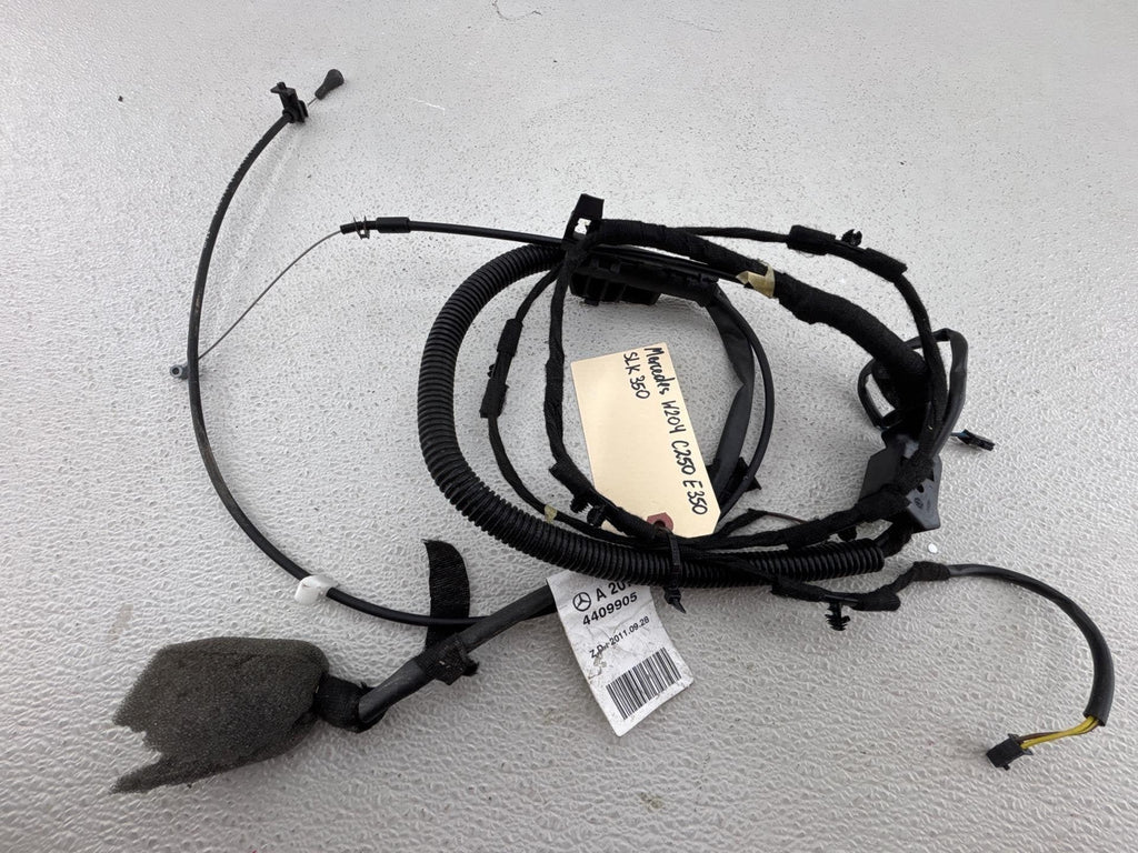11-17 Mercedes W207 E350 E400 Rear Folding Top Case Wiring Harness Oem