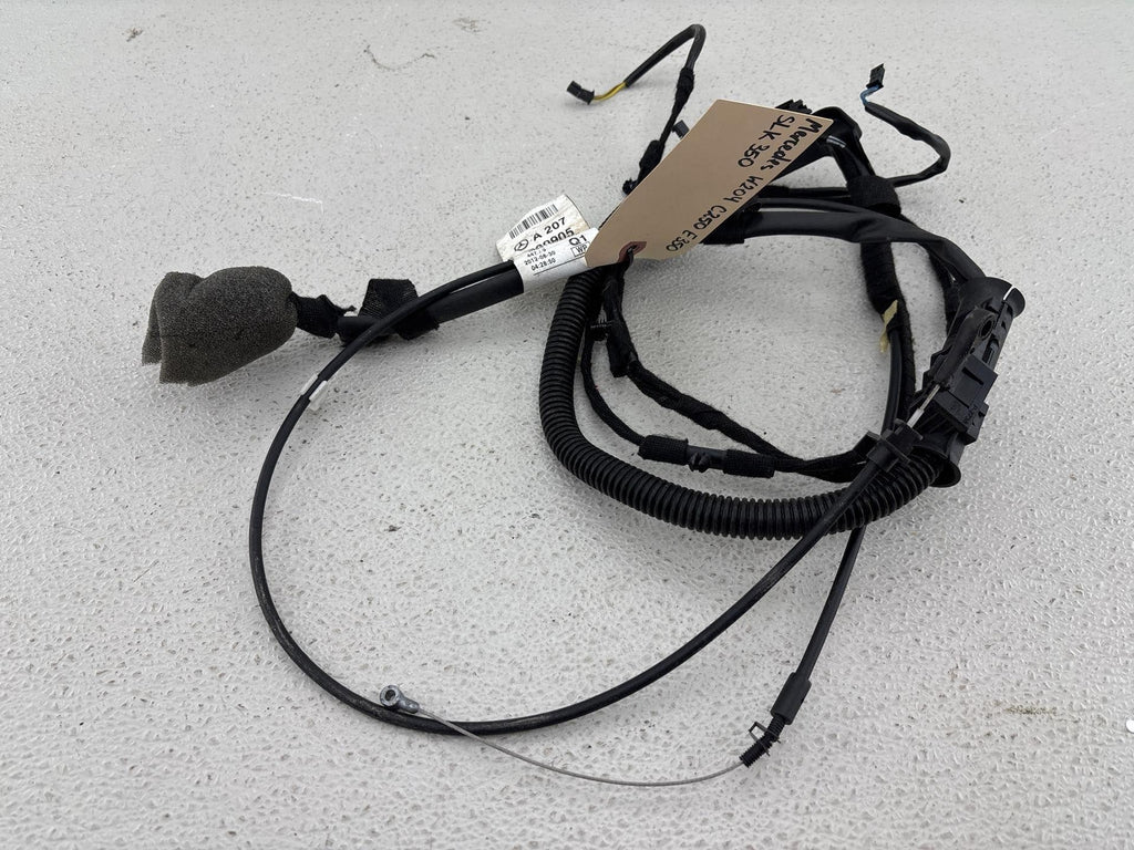 11-17 Mercedes W207 E350 E400 Rear Folding Top Case Wiring Harness Oem