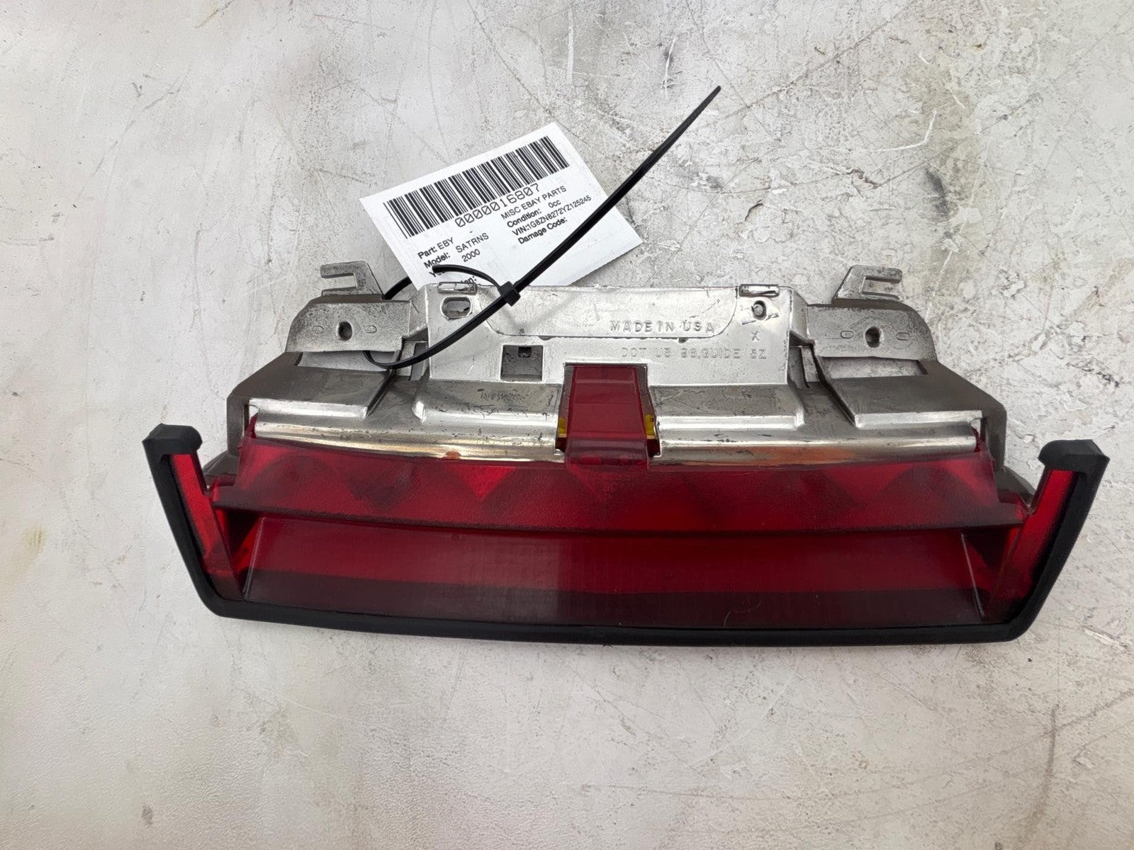 2000 Saturn S Series Sw2 3Rd Brake Light 16522522