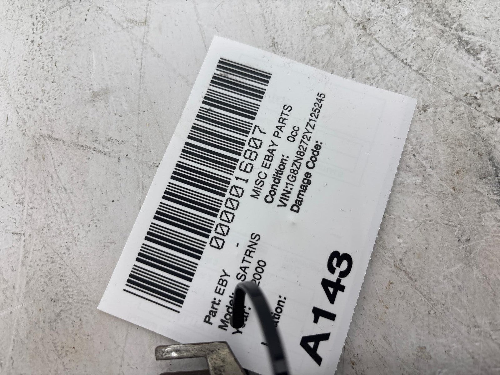 2000 Saturn S Series Sw2 3Rd Brake Light 16522522