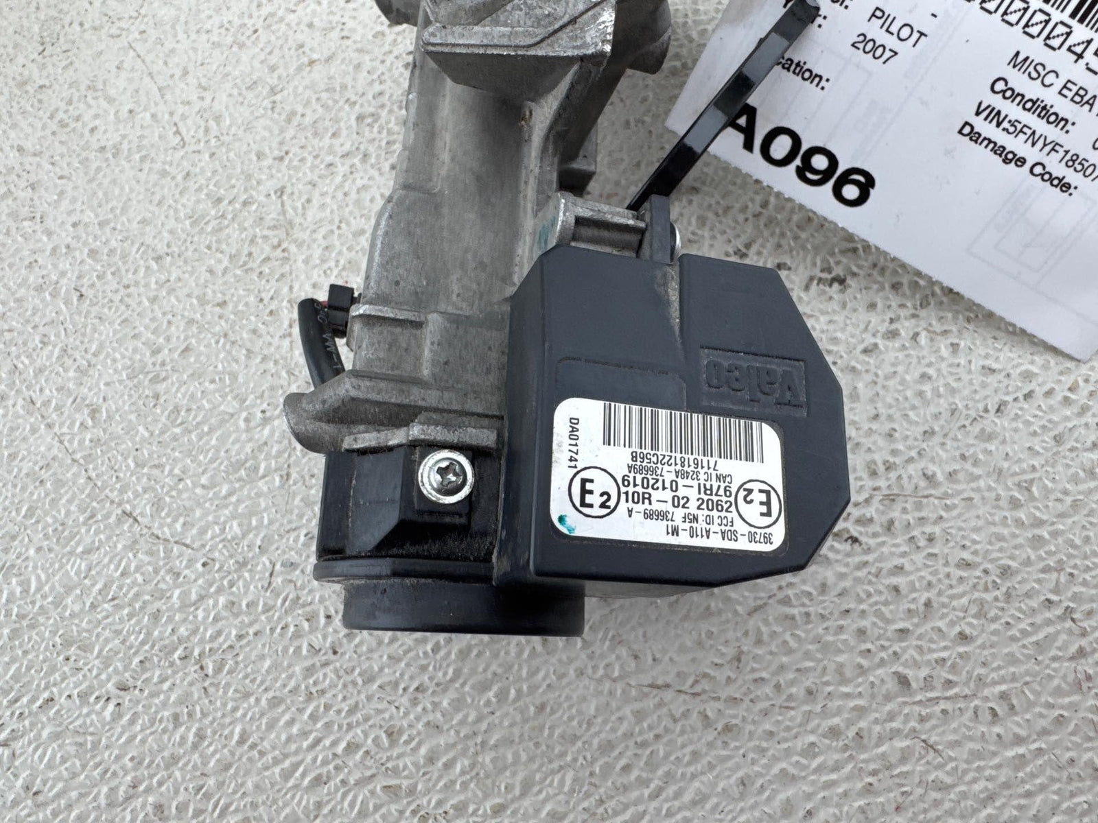 05-07 Honda Odyssey Ignition Start Switch Lock Cylinder