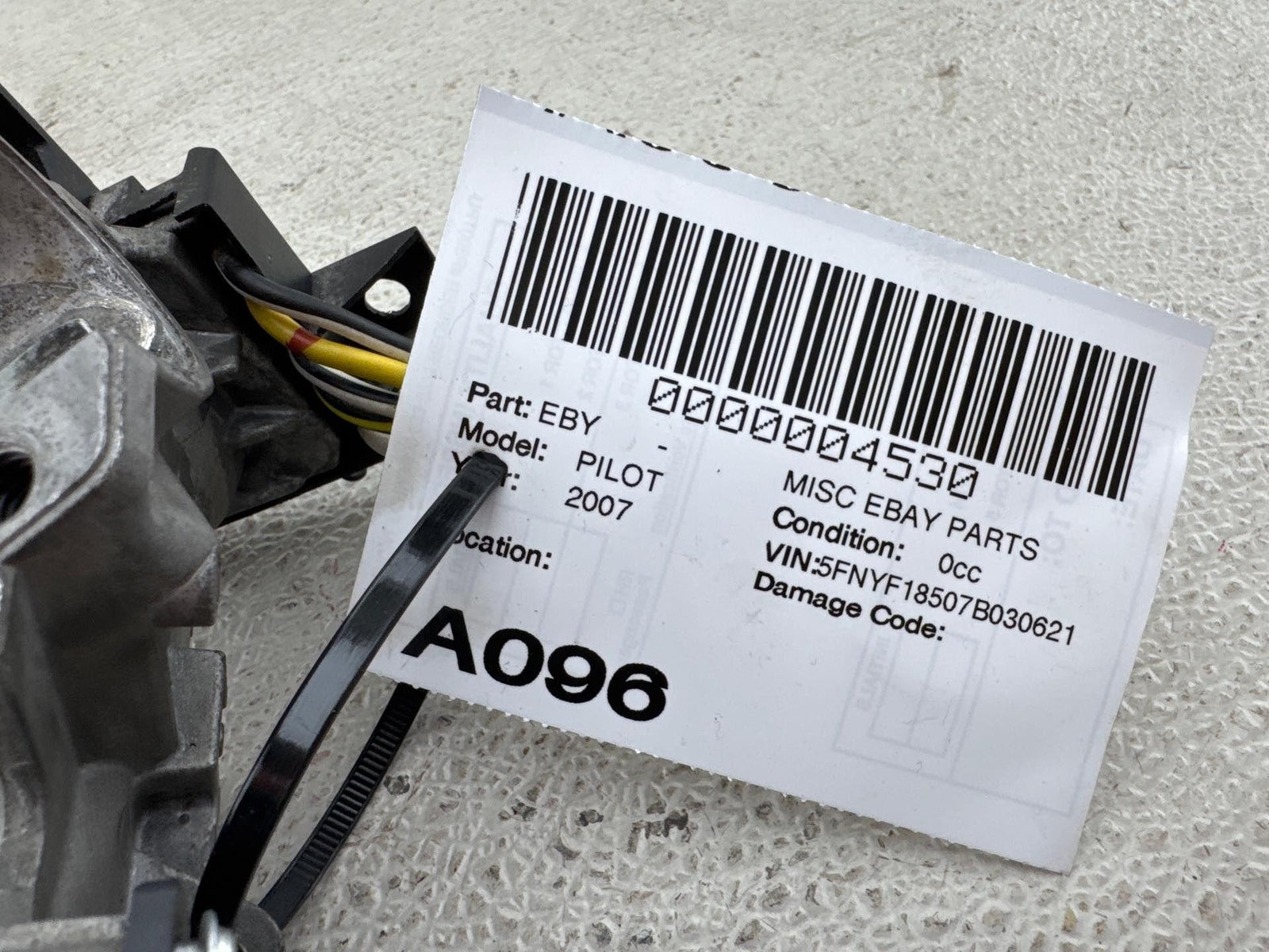 05-07 Honda Odyssey Ignition Start Switch Lock Cylinder