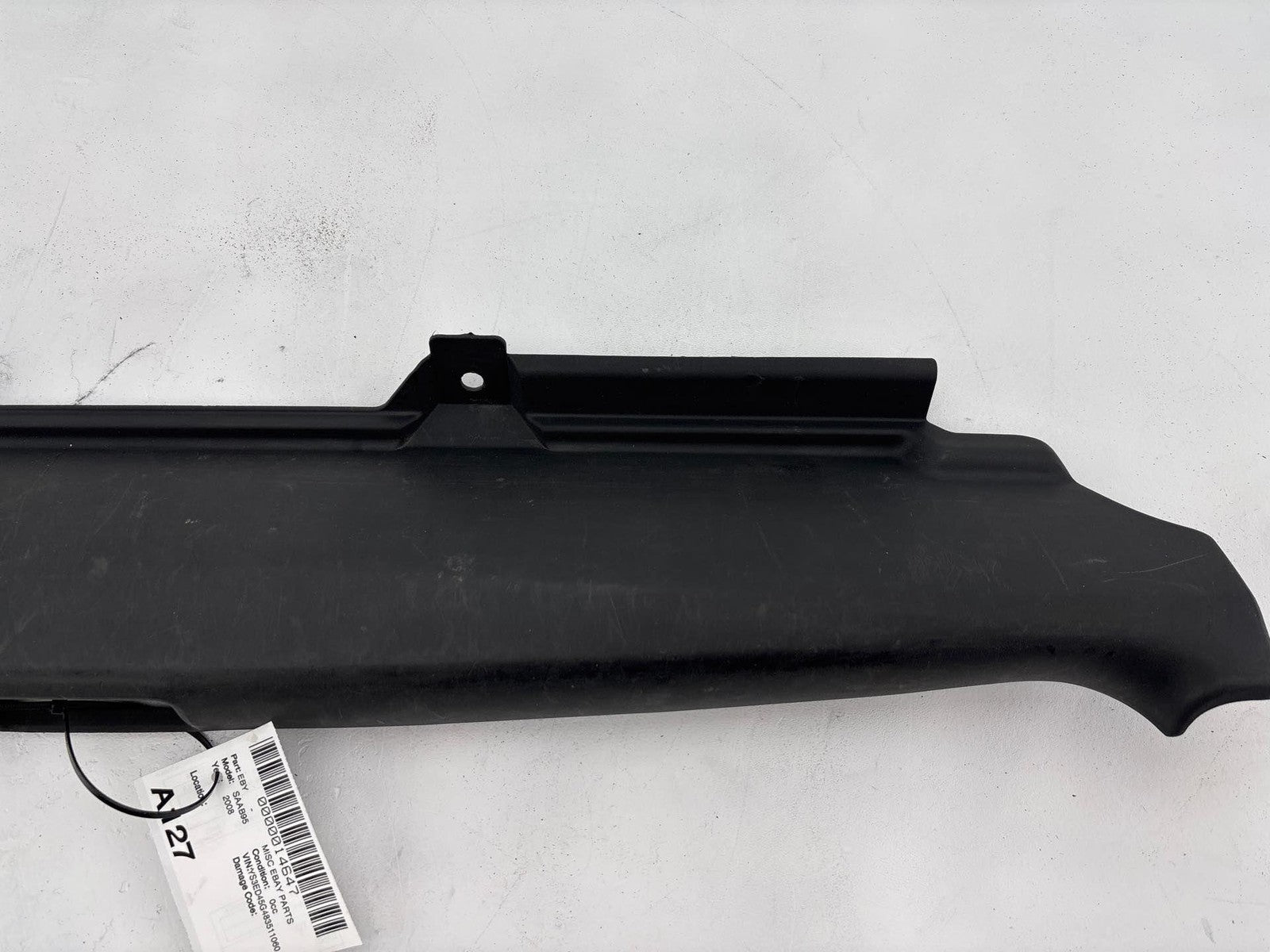 1999-2010 Saab 9-5 Aero Rear Trunk Lock Latch Trim Panel Black