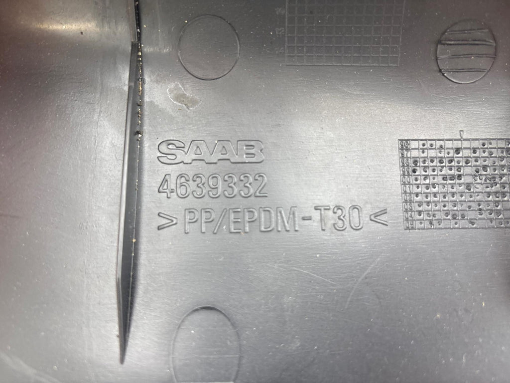 1999-2010 Saab 9-5 Aero Rear Trunk Lock Latch Trim Panel Black