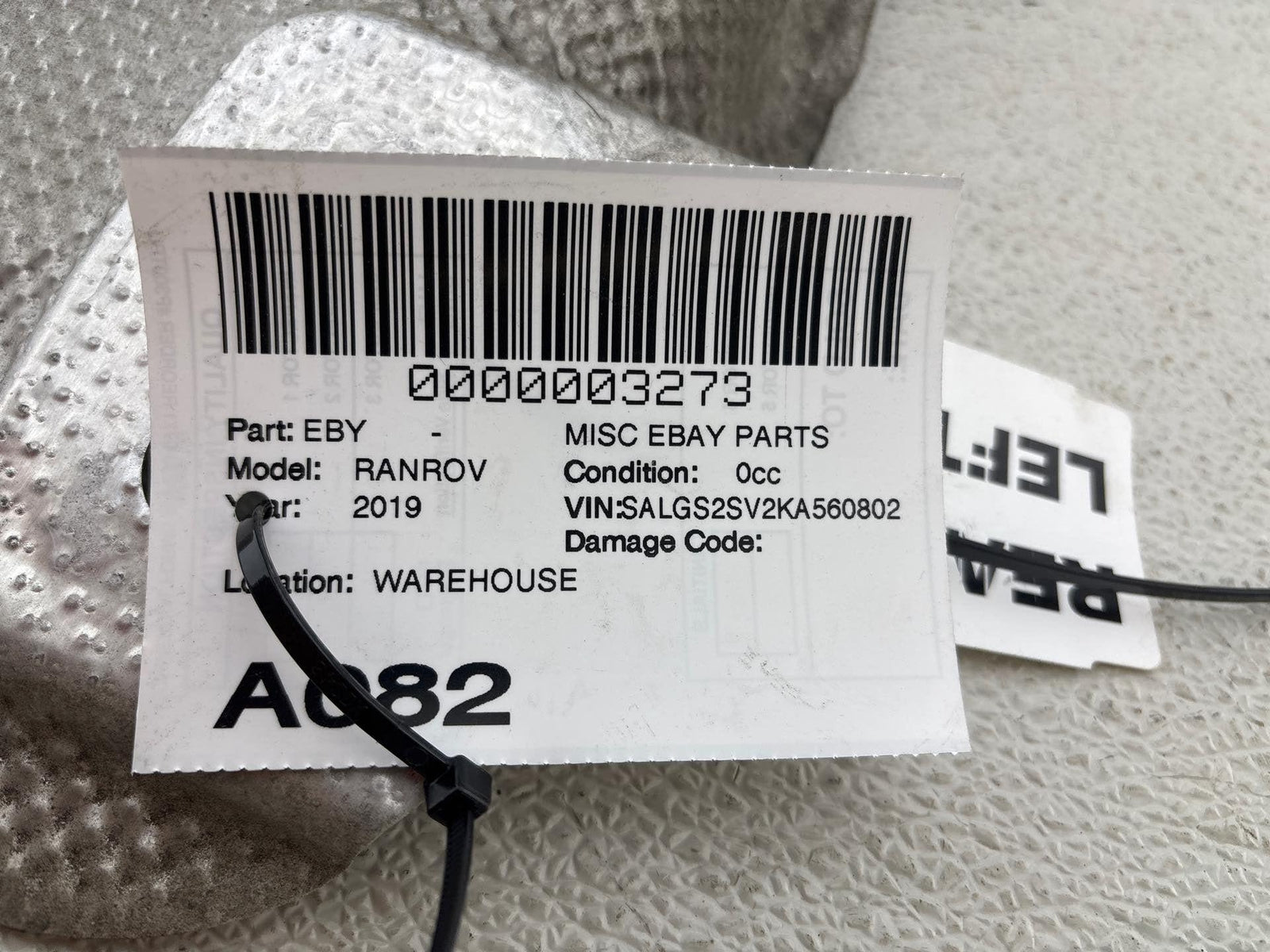 13-22 Land Range Rover Rear Left Exhaust Manifold Heat Shield Oem Cpla-11431-Ad