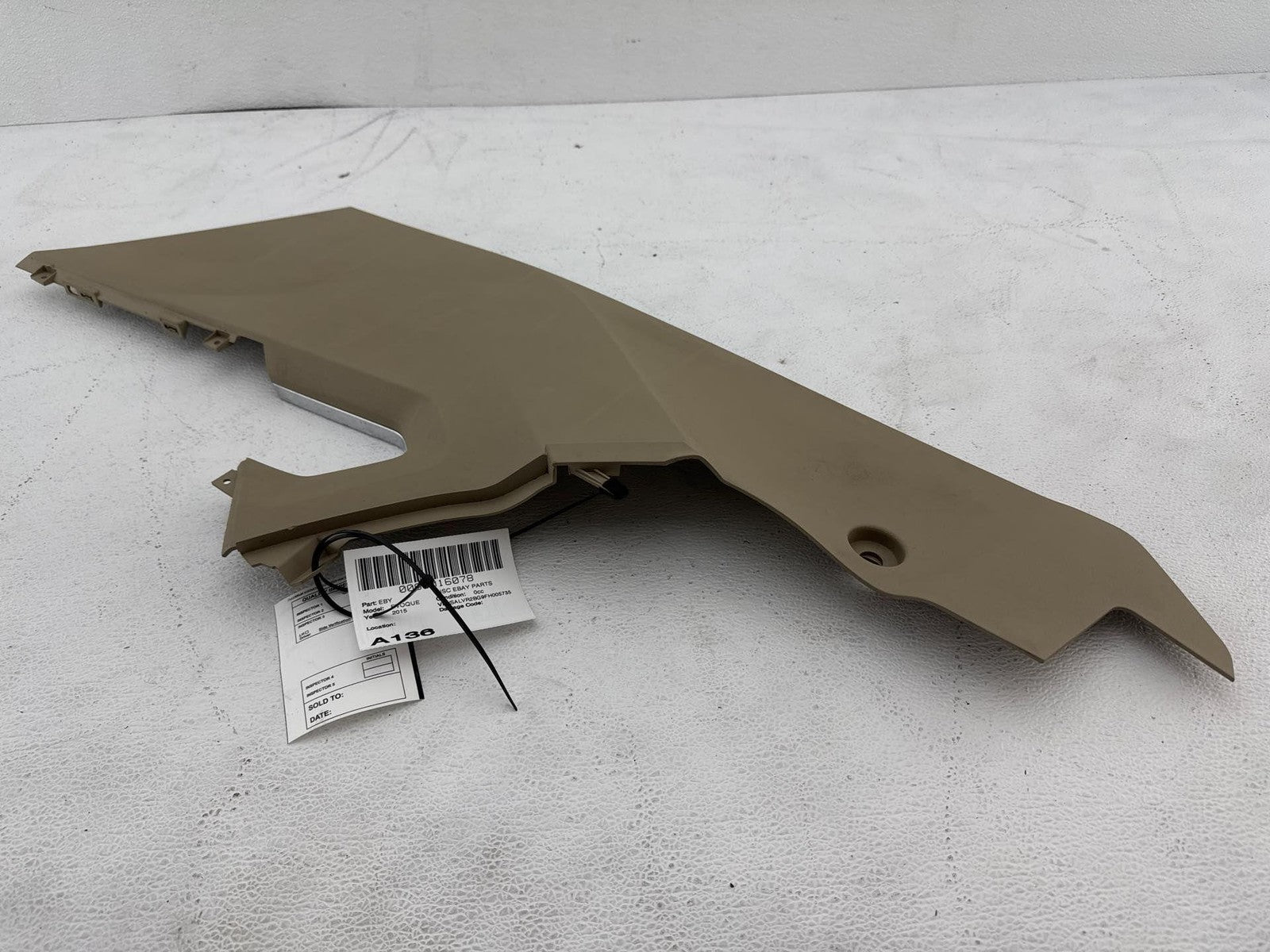 12-16 Land Rover Range Rover Evoque Driver Console Trim Panel