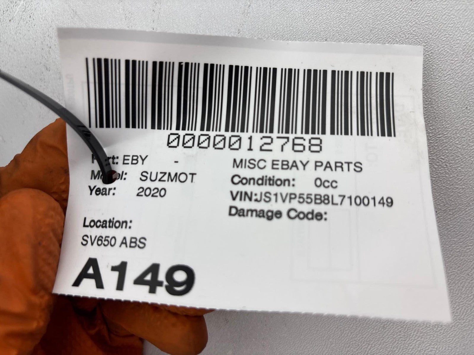 18-24 Suzuki Sv650 Rear Back Tail Undertail Battery Tray Plastic Oem