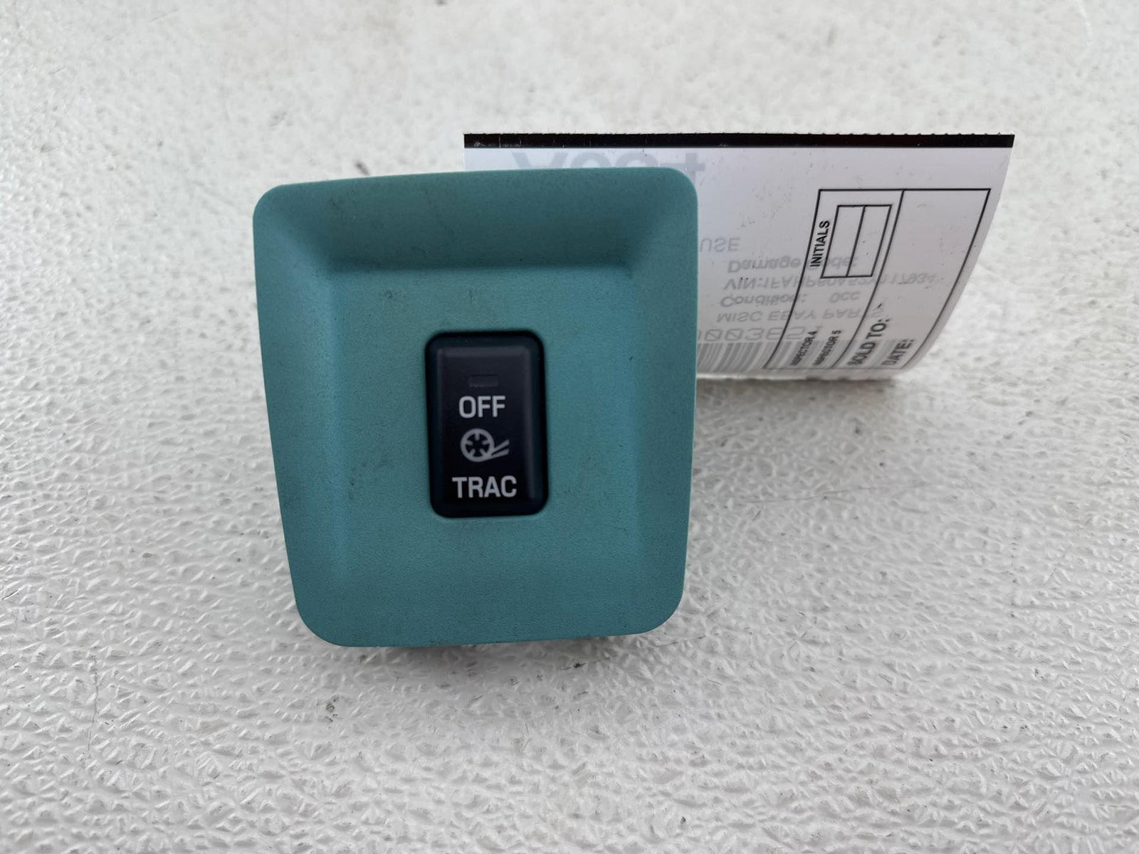 02-05 Ford Thunderbird Traction Control Off Trac Switch Button W/ Bezel Oem