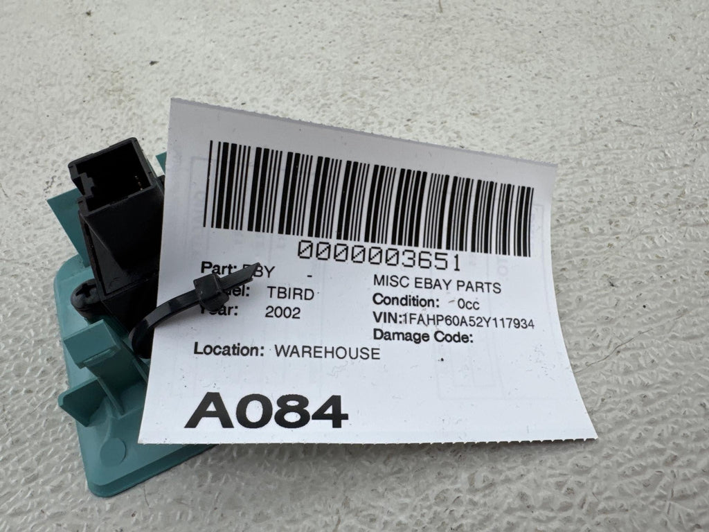 02-05 Ford Thunderbird Traction Control Off Trac Switch Button W/ Bezel Oem