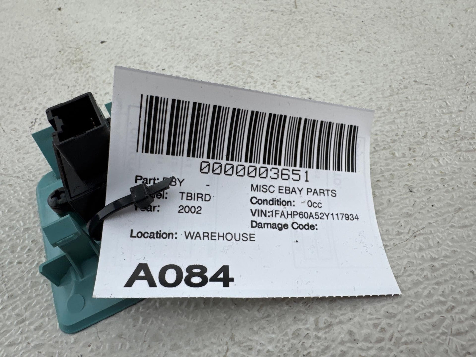 02-05 Ford Thunderbird Traction Control Off Trac Switch Button W/ Bezel Oem