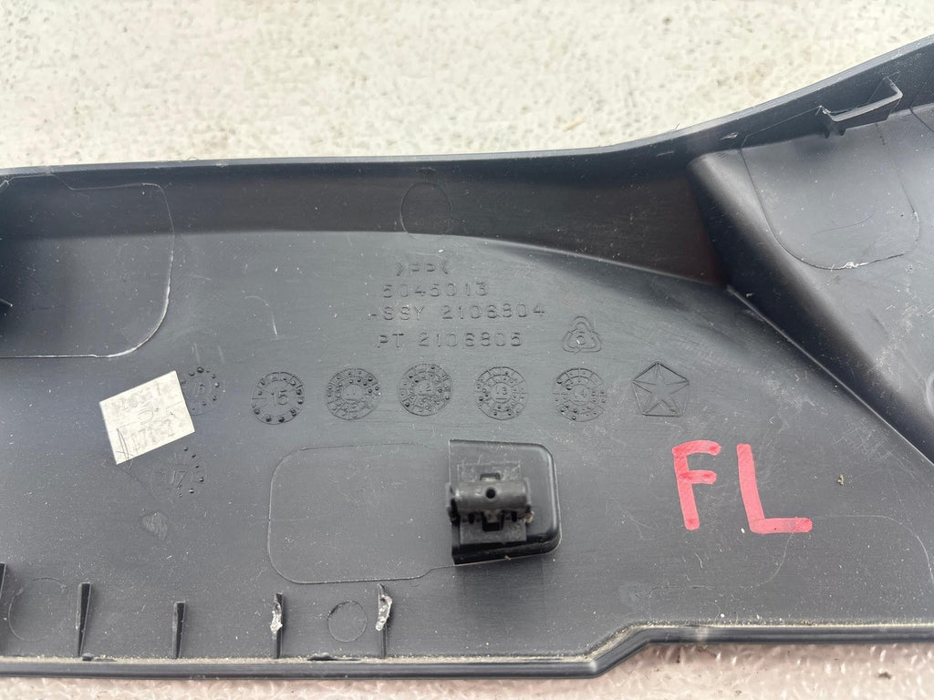 11-19 Dodge Journey Front Left Driver Side Seat Cover Trim Black OEM