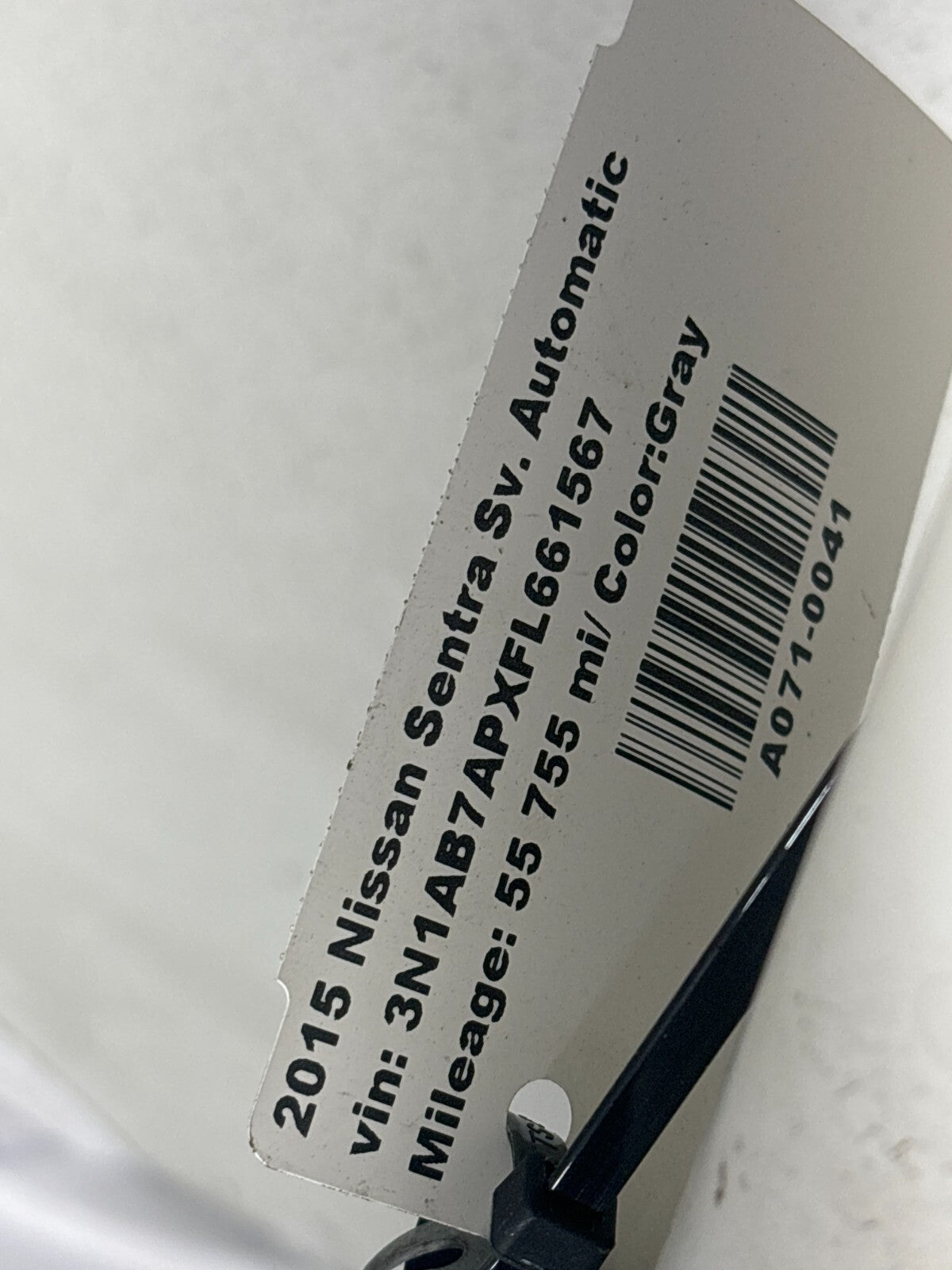 13-17 Nissan Sentra Windshield Washer Tank Bottle Reservoir 28910-3Sg0A