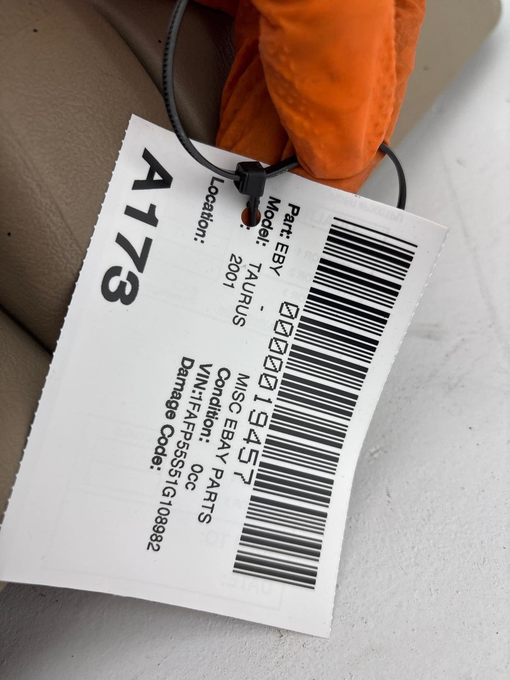 2000-2002 Ford Taurus Front Left Door Panel Trim Cover Oem