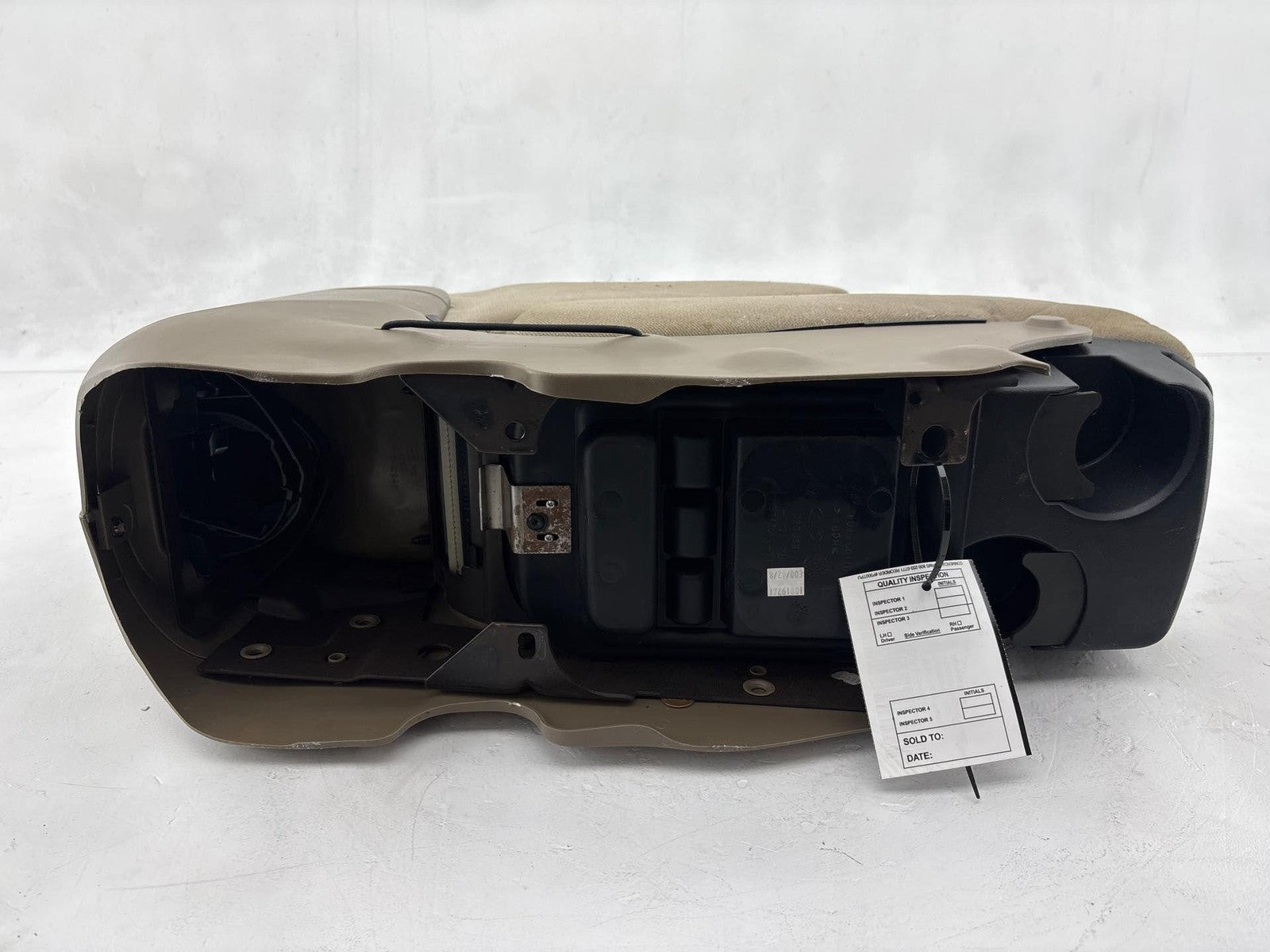 2001 Ford Taurus Front Center Seat Folding Armrest W/ Rear Cup Holders Oem