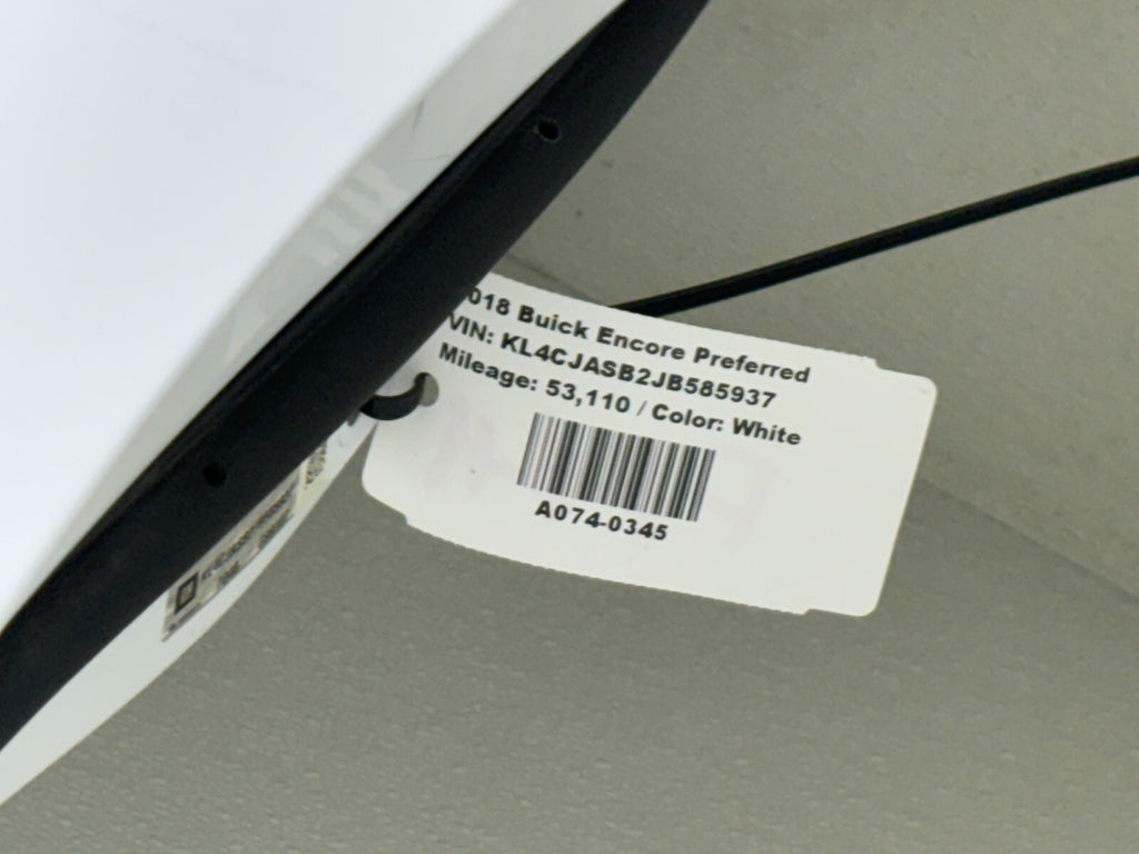 17-19 Buick Encore Front Right Passenger Side Door Shell 8624 - Summit White OEM