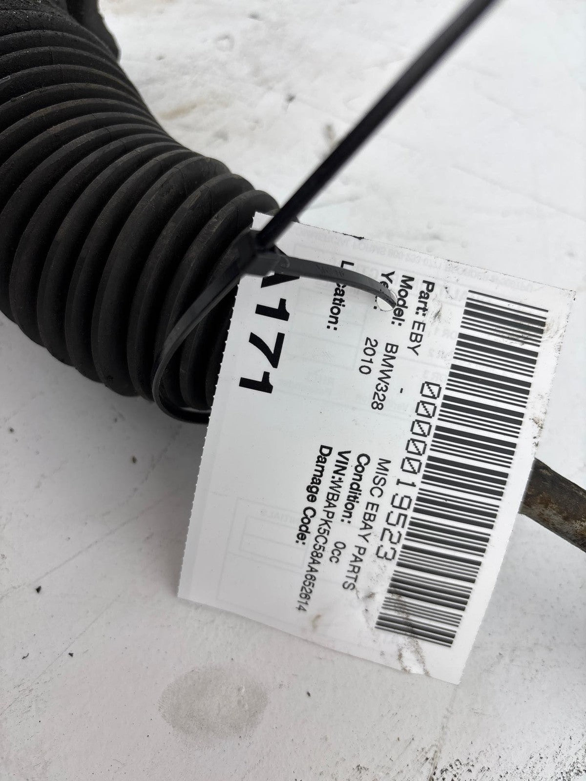 07-13 BMW 328i 335 E90 AWD Power Steering Rack and Pinion Gear OEM