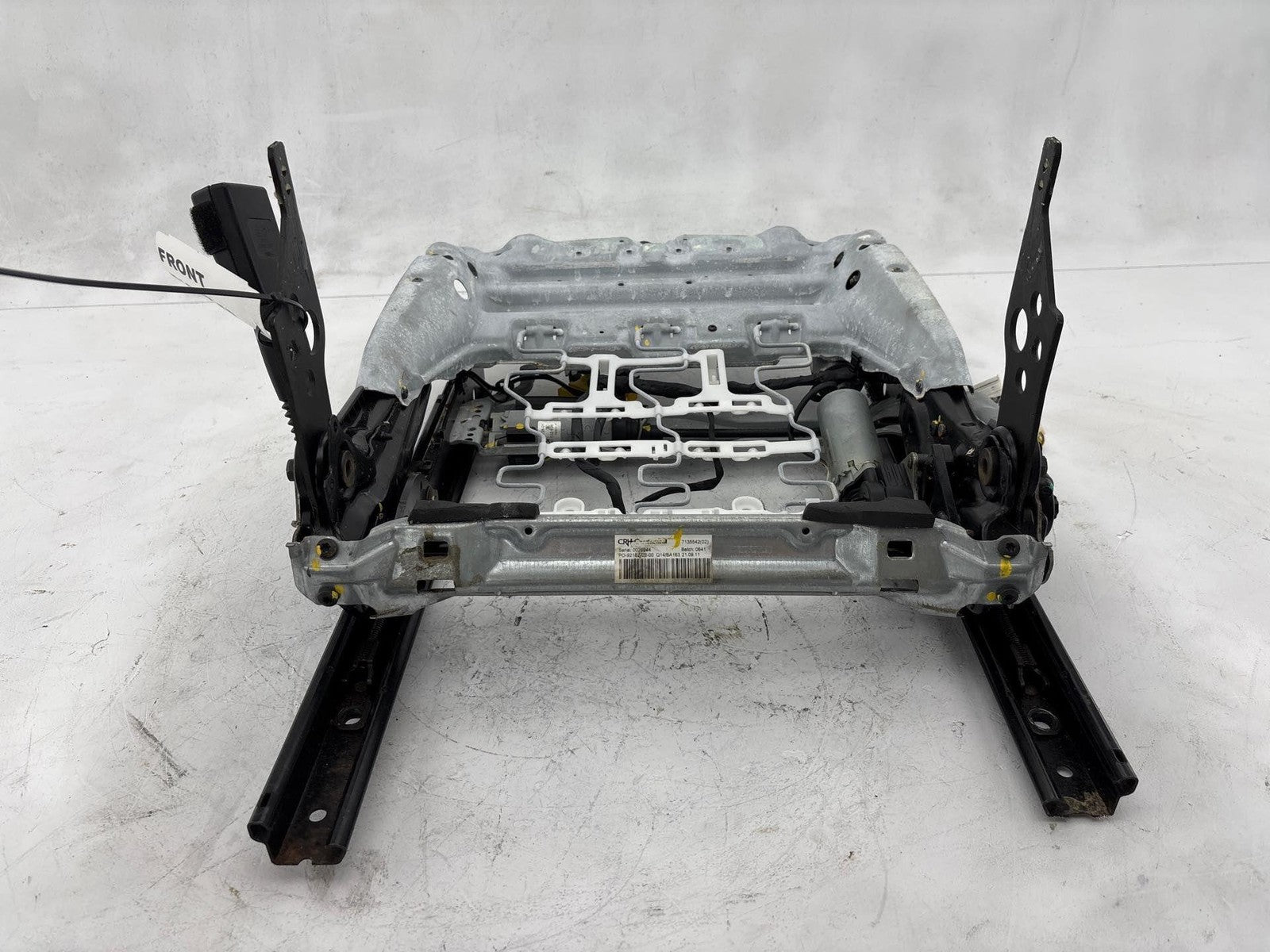 07-12 Bmw E90 328I 335 Front Right Side Lower Seat Track Rail Frame W/ Motor Oem