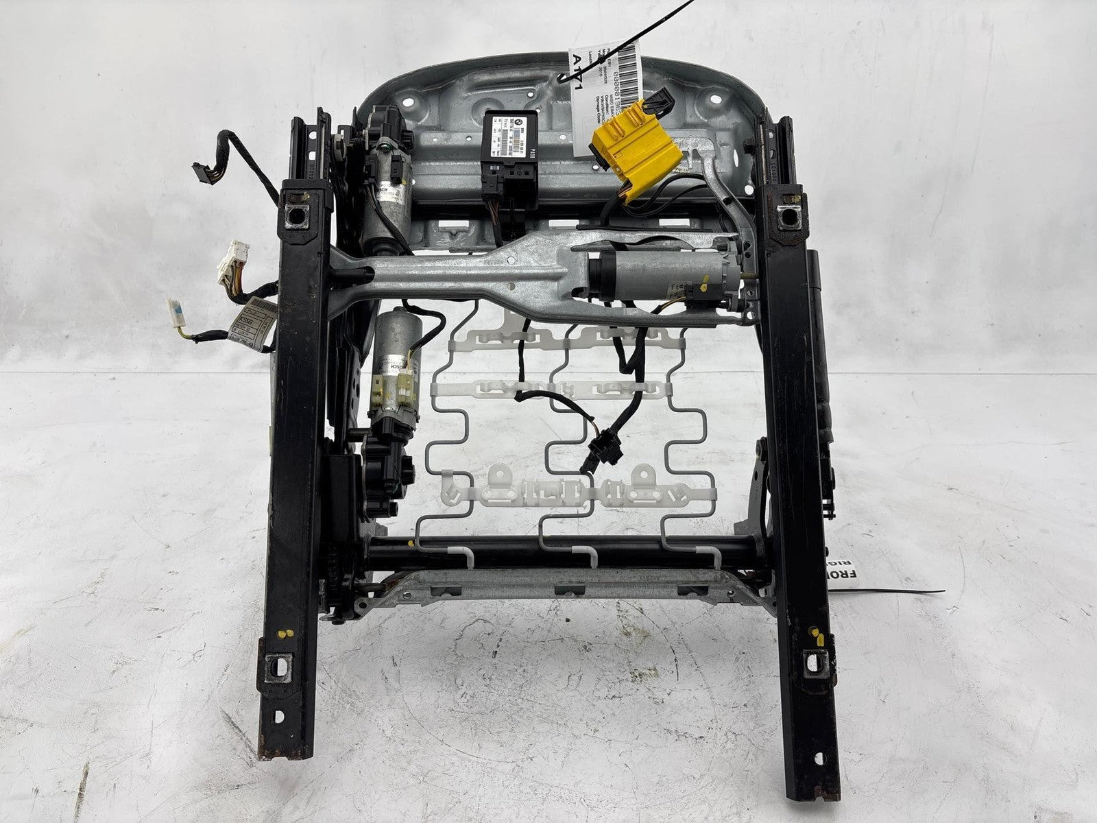 07-12 Bmw E90 328I 335 Front Right Side Lower Seat Track Rail Frame W/ Motor Oem