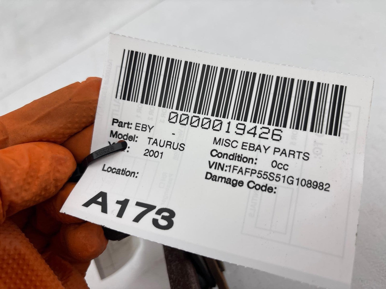 2000-2002 Ford Taurus Front Left Seat Track Frame Oem