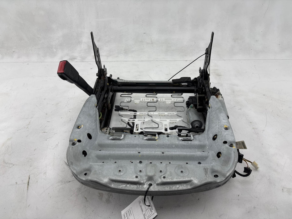 07-12 BMW 328i 335i E90 Front Left Side Lower Seat Track Rail Frame W/ Motor OEM