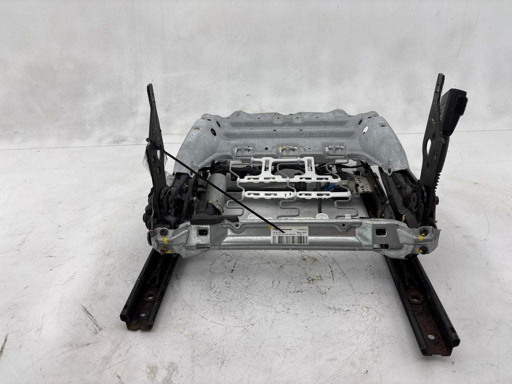 07-12 BMW 328i 335i E90 Front Left Side Lower Seat Track Rail Frame W/ Motor OEM
