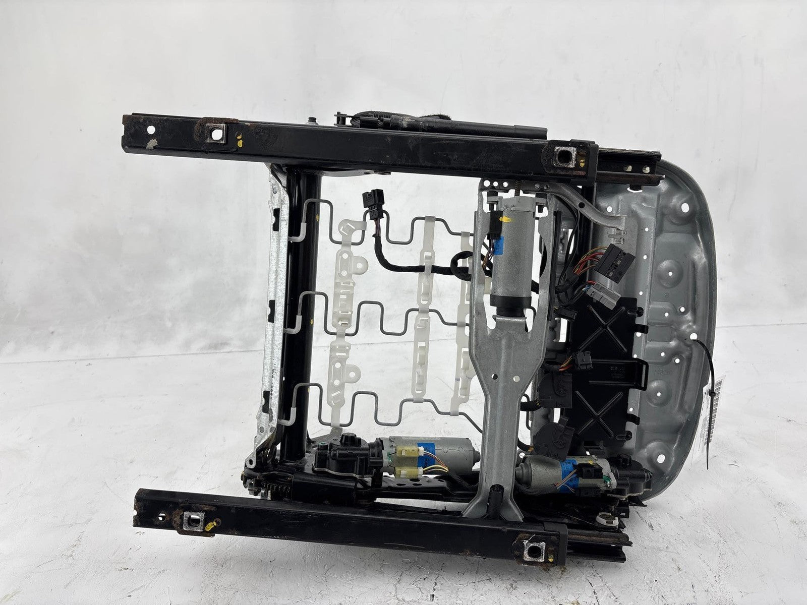 07-12 BMW 328i 335i E90 Front Left Side Lower Seat Track Rail Frame W/ Motor OEM