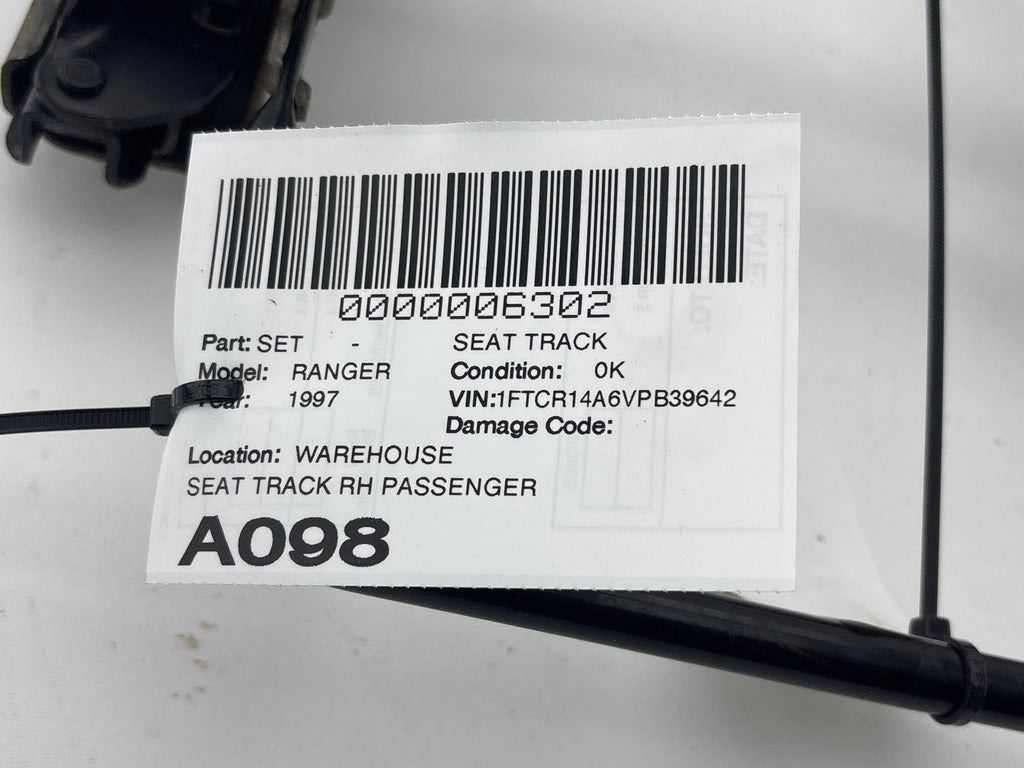 1995-1997 Ford Ranger Front Right Seat Track Frame Oem