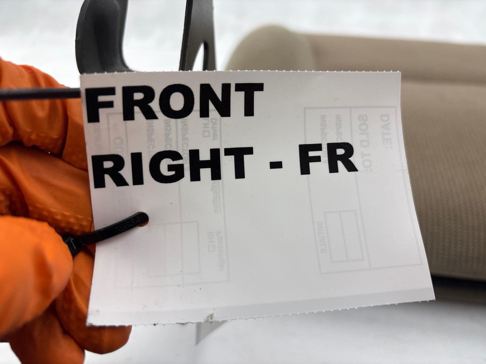 2000-2002 Ford Taurus Front Right Upper Seat Cushion Oem