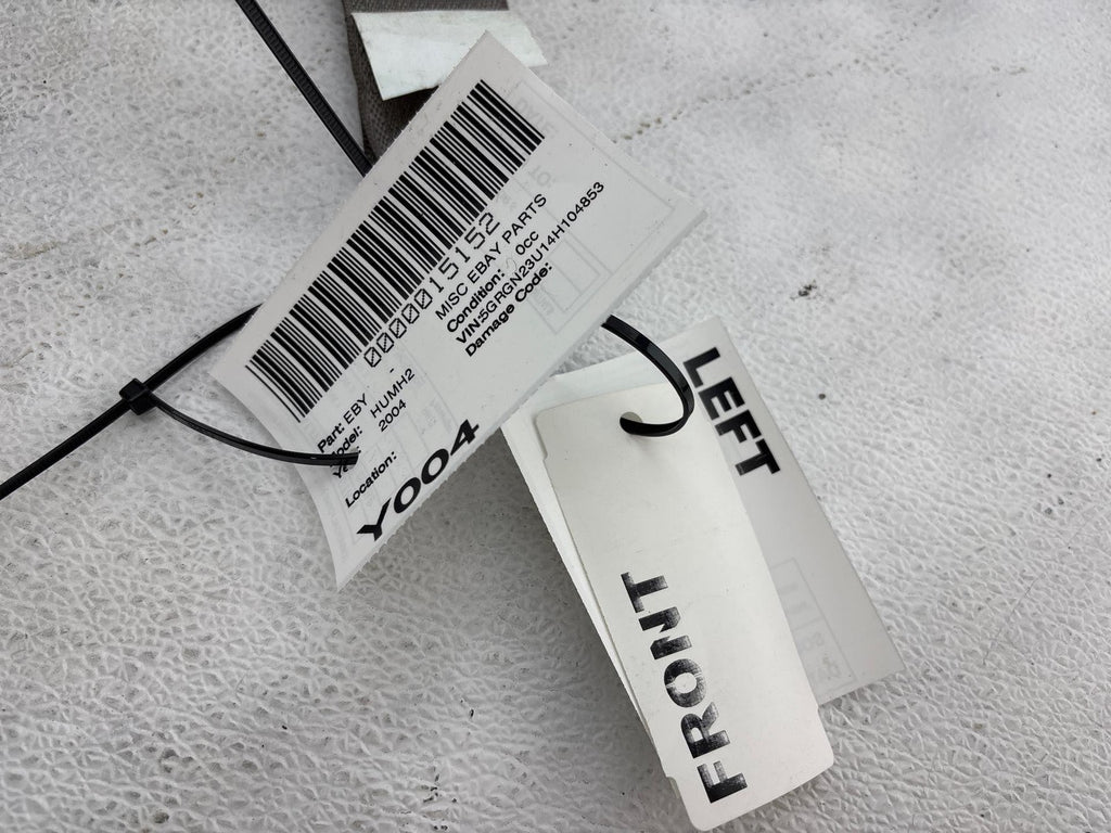 03-07 Hummer H2 Front Left Driver Side Seat Upper Cushion W/Headrest Oem