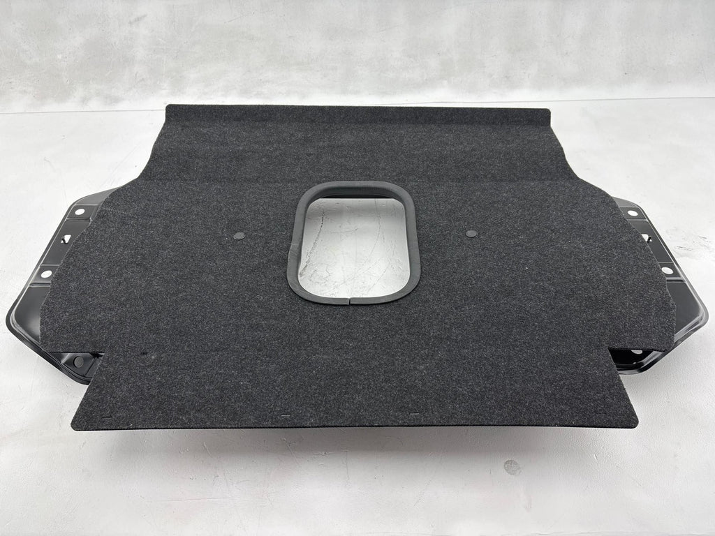 14-20 Infiniti Q50 Trunk Compartment Back Seat Support Panel W/ Carpet Trim OEM