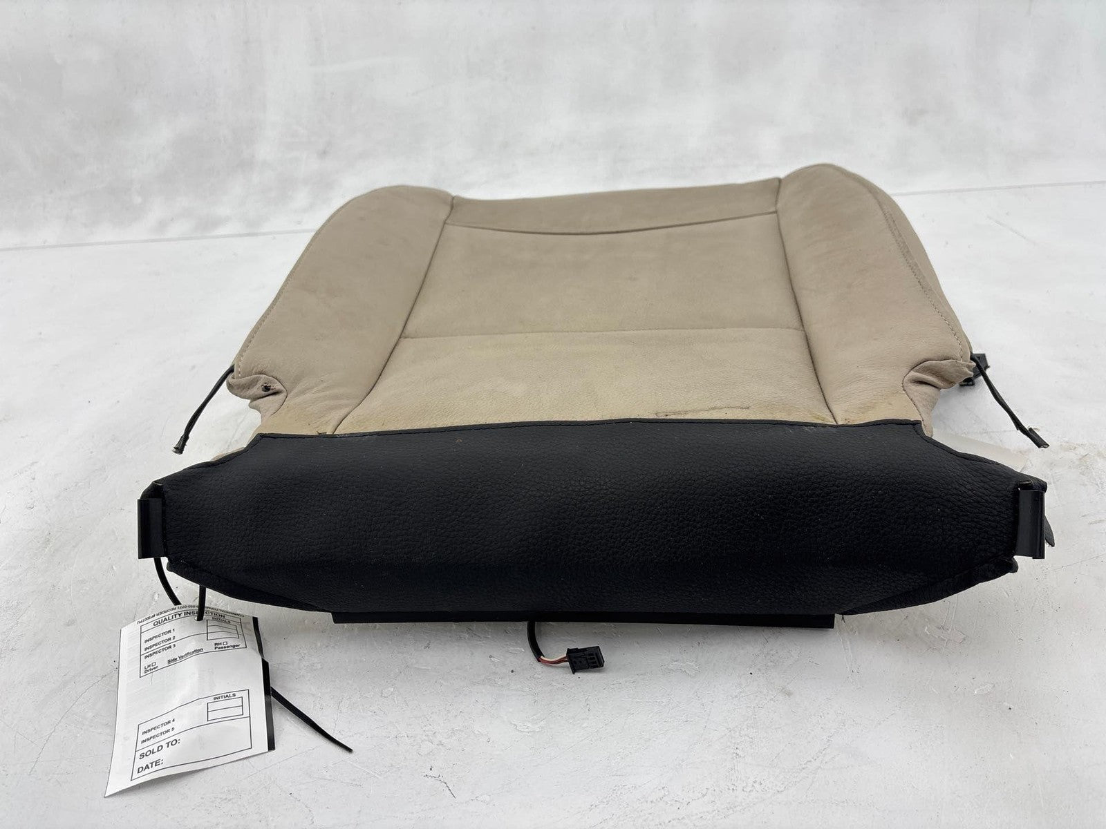 06-12 Bmw 328 335 E90 Front Right Lower Seat Bottom Cushion Oem