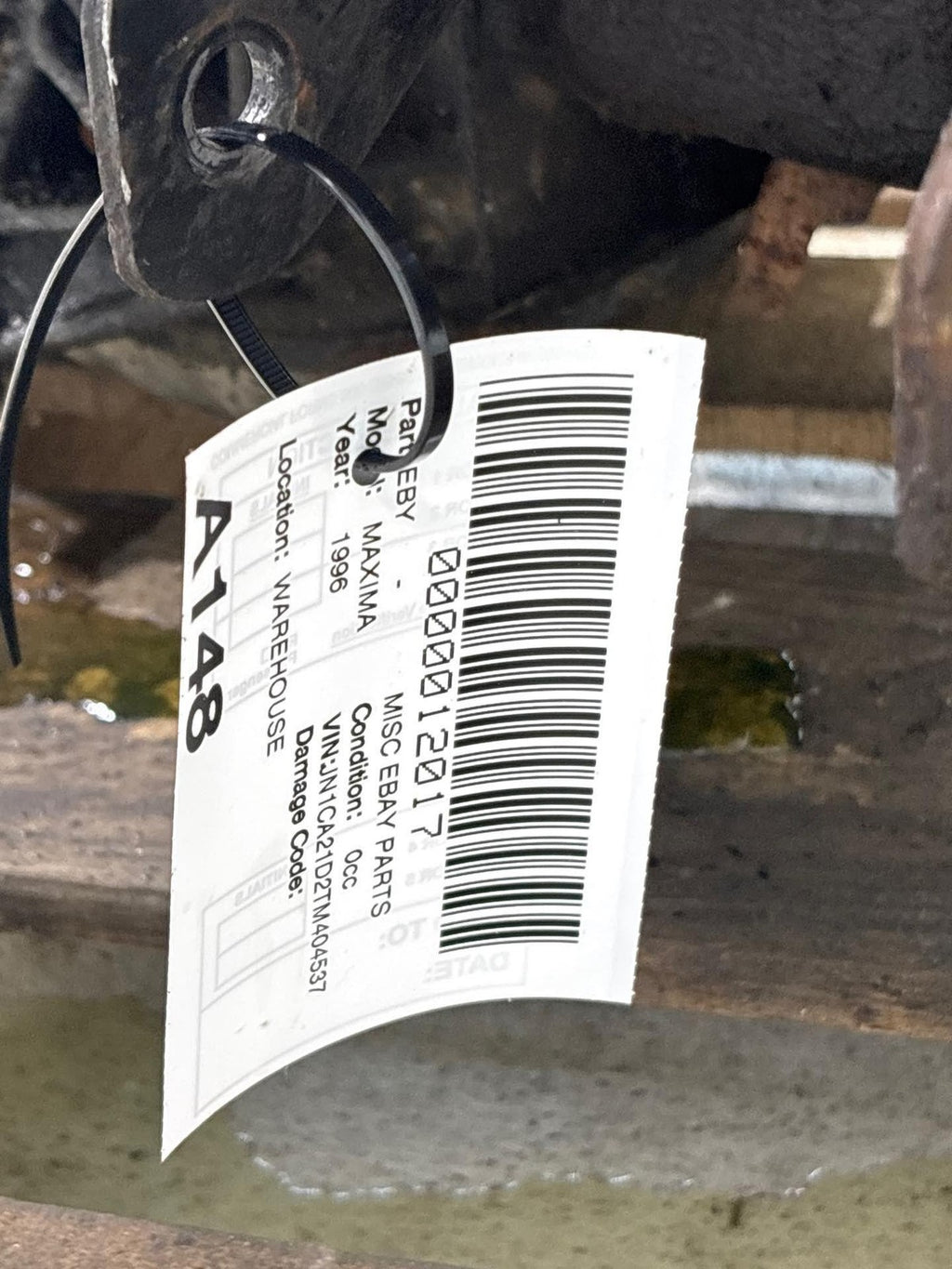 1995-1999 NISSAN MAXIMA ENGINE MOTOR ASSEMBLY 3.0L VIN C 4th digit VQ30DE OEM