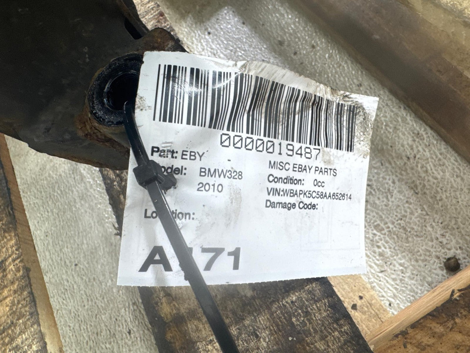 07-13 Bmw 328 335 E90 E92 Awd Front Axle Crossmember Subframe Support Oem