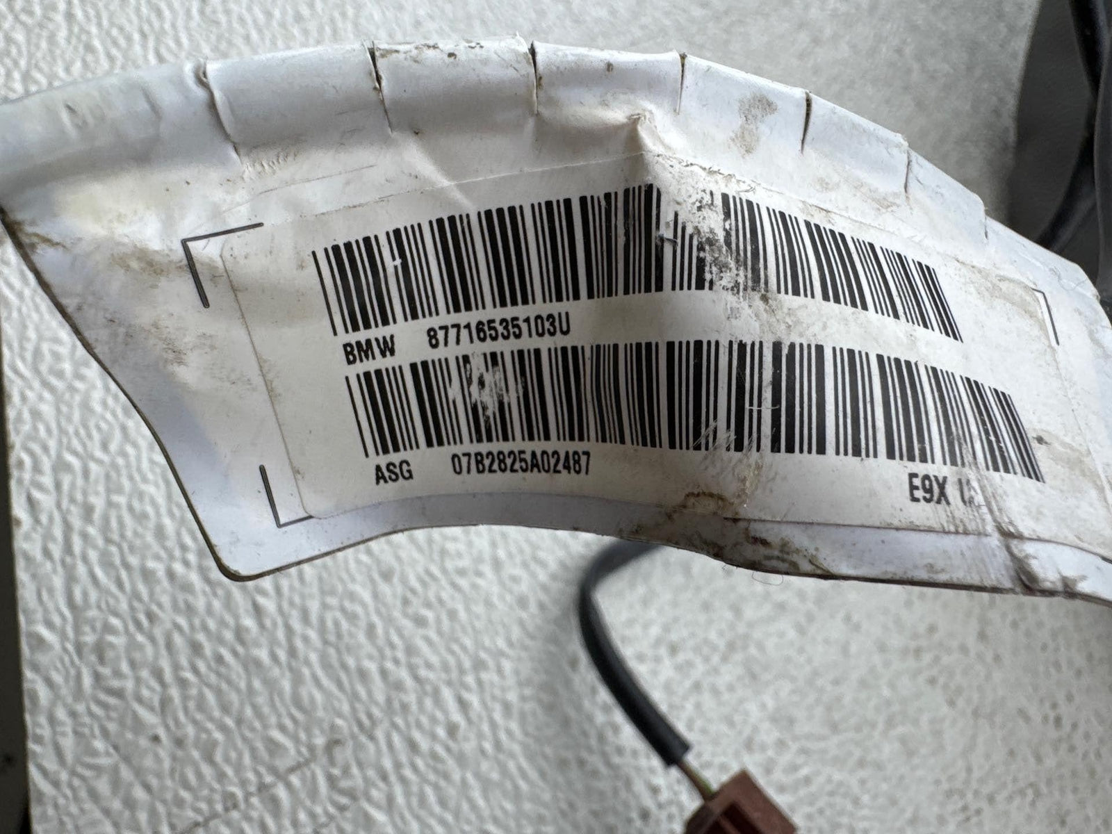 07-13 Bmw E92 335I 328I Front Left Seat Bench Upper Cushion Oem