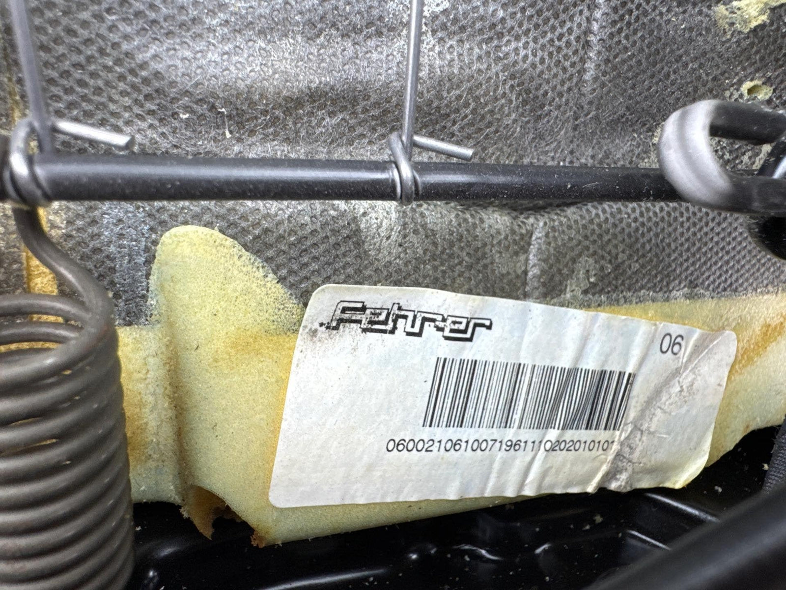 07-13 Bmw E92 335I 328I Front Left Seat Bench Upper Cushion Oem