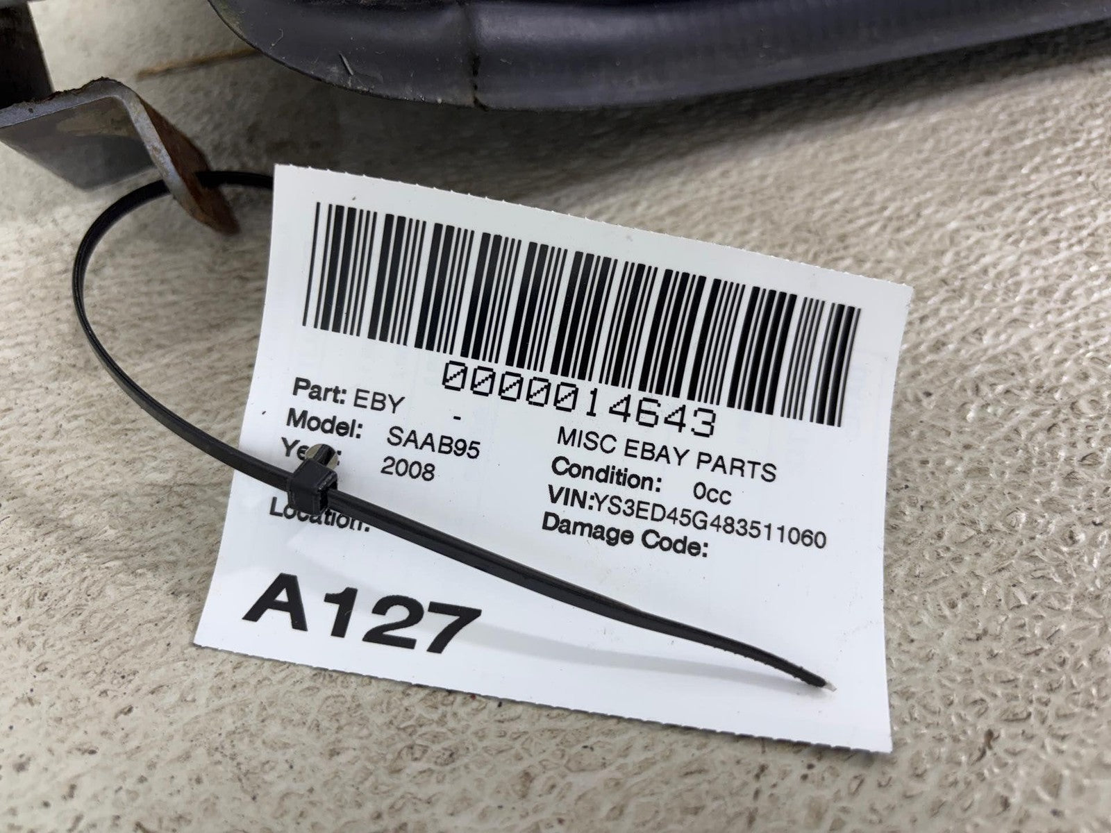 1999-2009 Saab 9-5 Left Driver Side Skirt Rocker Panel Oem