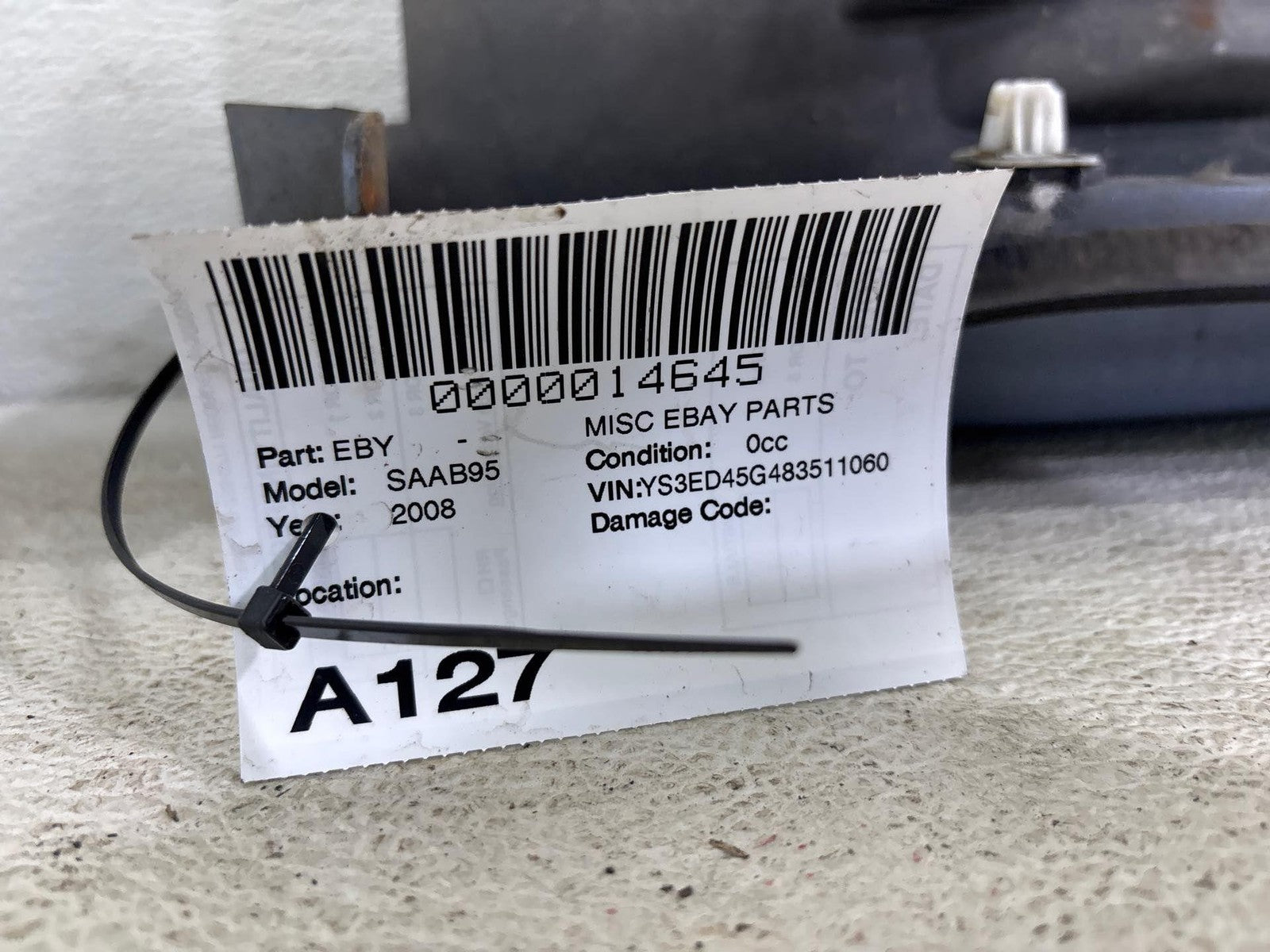 1999-2009 Saab 9-5 Right Passenger Side Skirt Rocker Panel Oem