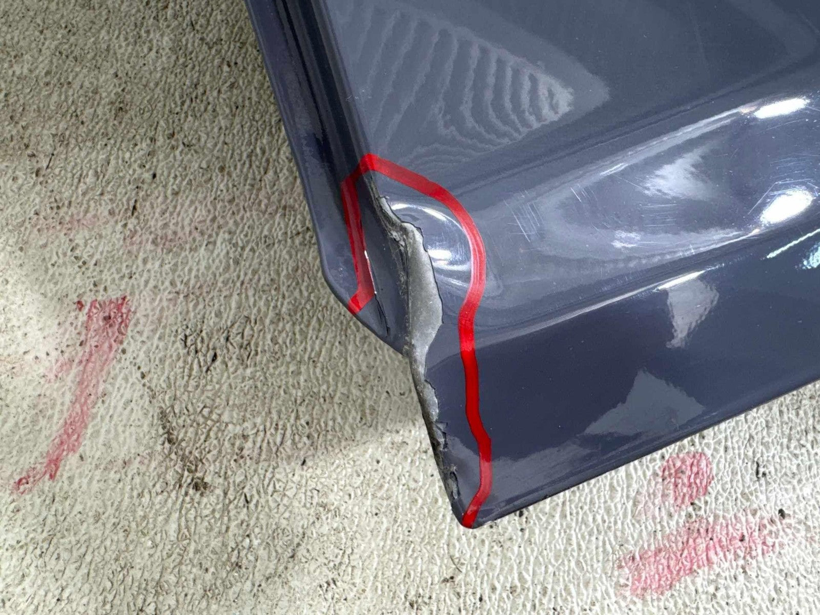 16-18 Ford Focus Rs Rear Left Door Shell Panel Oem