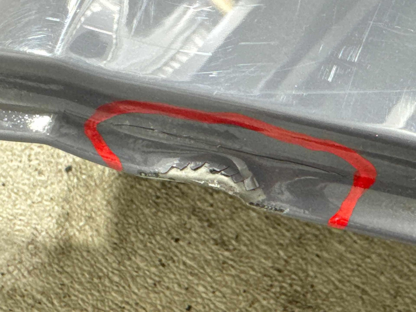 16-18 Ford Focus Rs Rear Left Door Shell Panel Oem