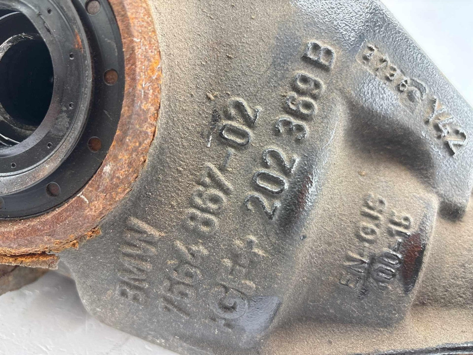 11-13 Bmw X5 Rear Axle Differential Carrier 3.15 Oem 7590911