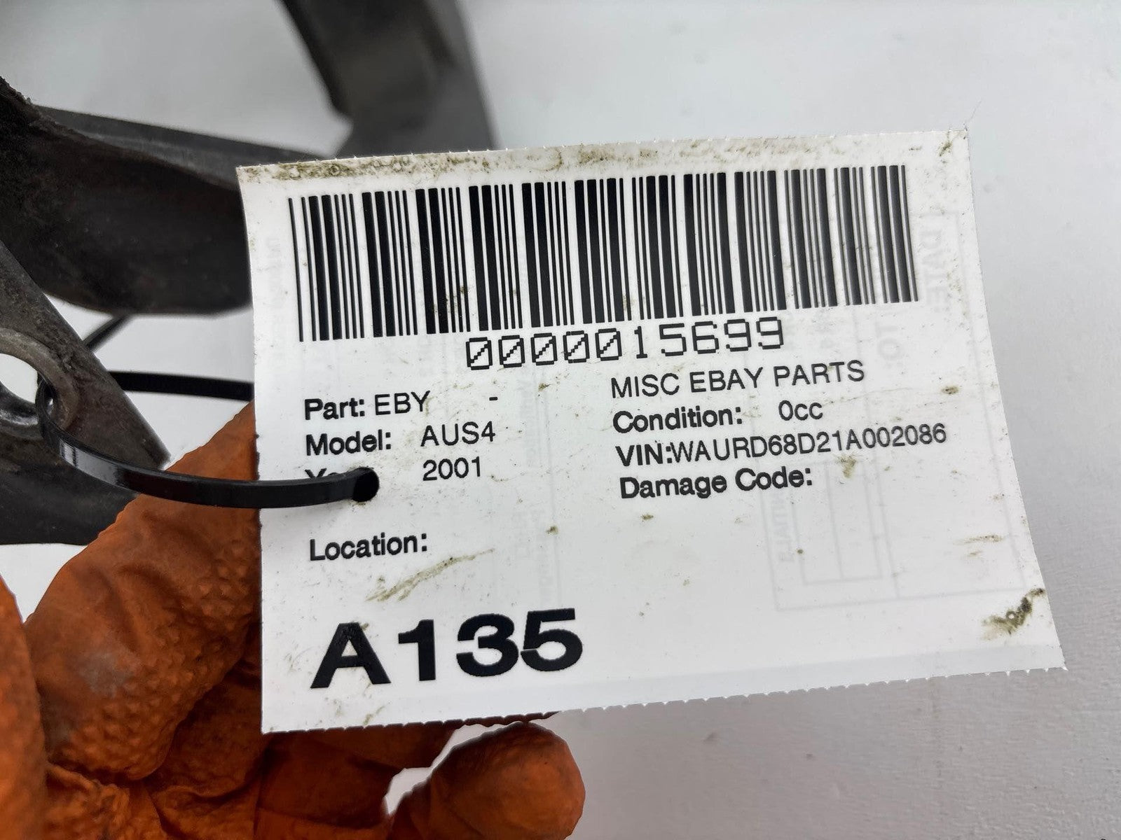 2000-2002 Audi S4 Radiator Support Panel OEM