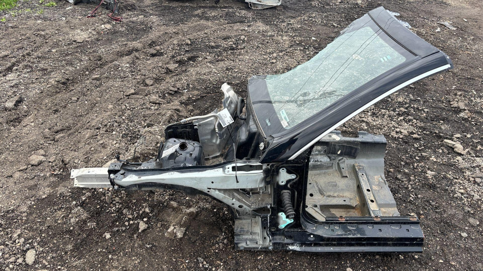 12-17 Mercedes E350 Front Left Side Quarter Panel Body Frame Cut