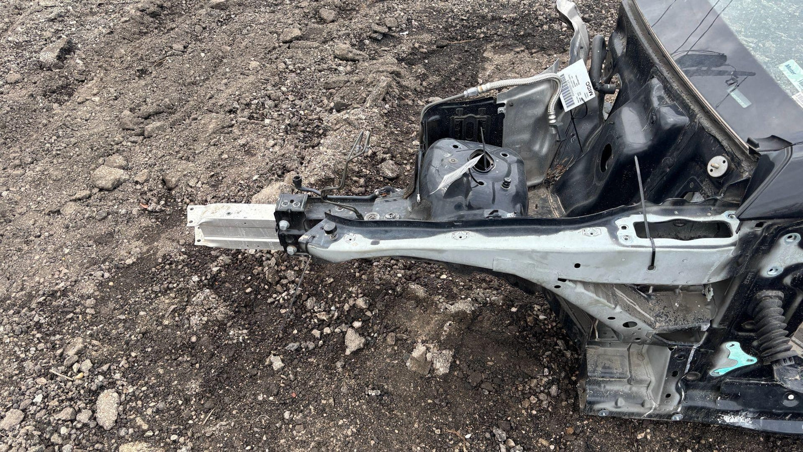 12-17 Mercedes E350 Front Left Side Quarter Panel Body Frame Cut