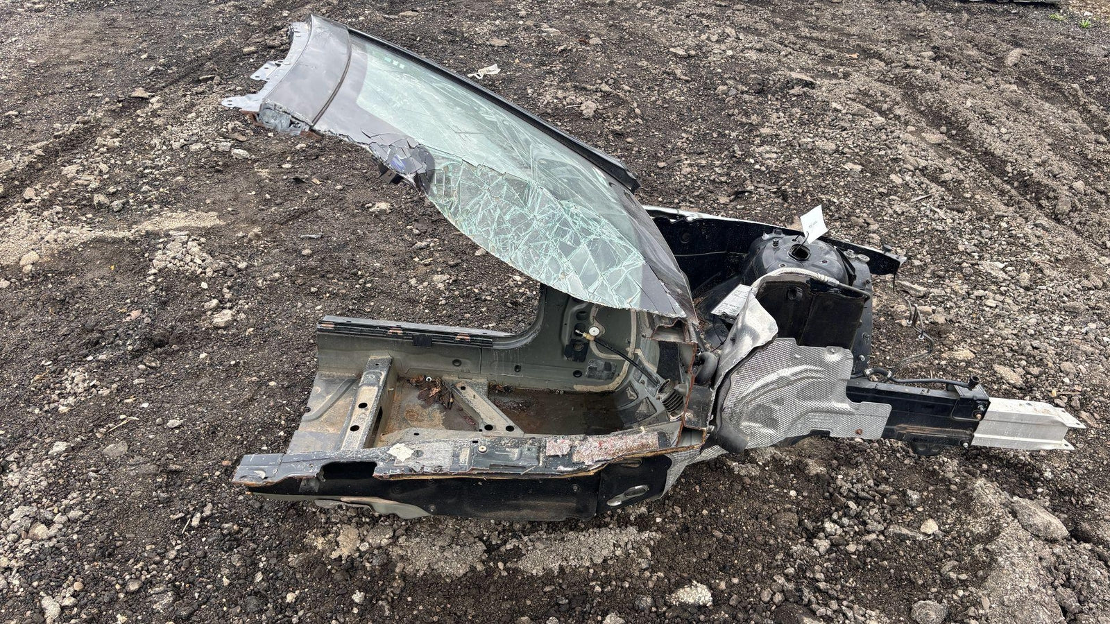 12-17 Mercedes E350 Front Left Side Quarter Panel Body Frame Cut