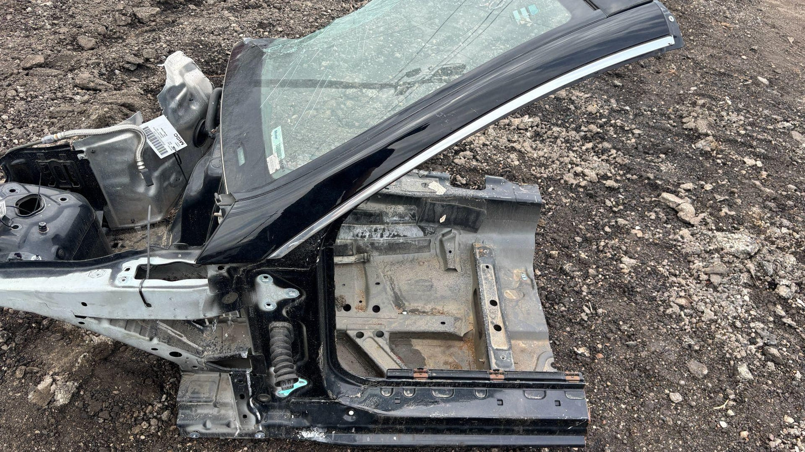 12-17 Mercedes E350 Front Left Side Quarter Panel Body Frame Cut