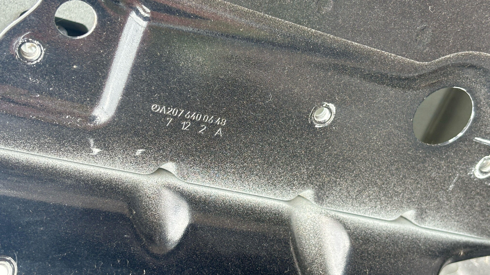 12-17 Mercedes E350 Rear Right Passenger Side Quarter Panel Body Frame Cut