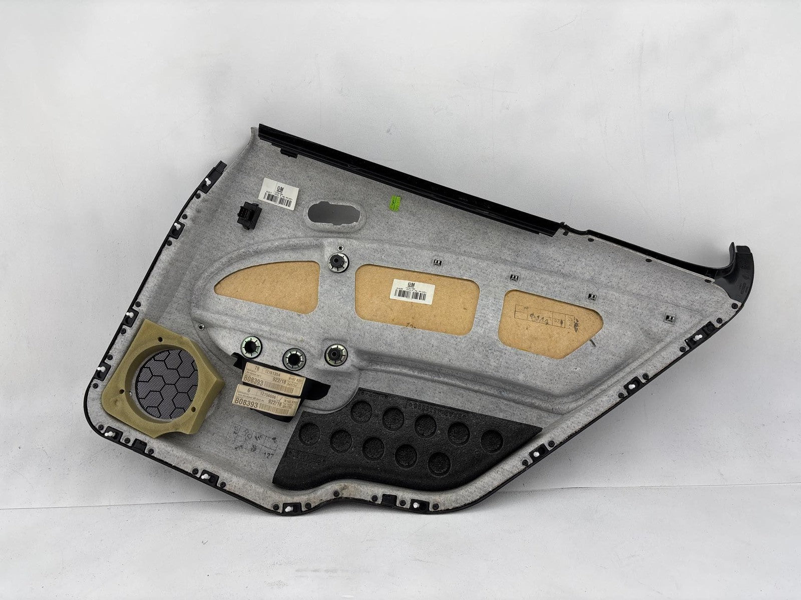 1999-2010 Saab 9-5 Aero Driver Left Rear Door Trim Panel Card