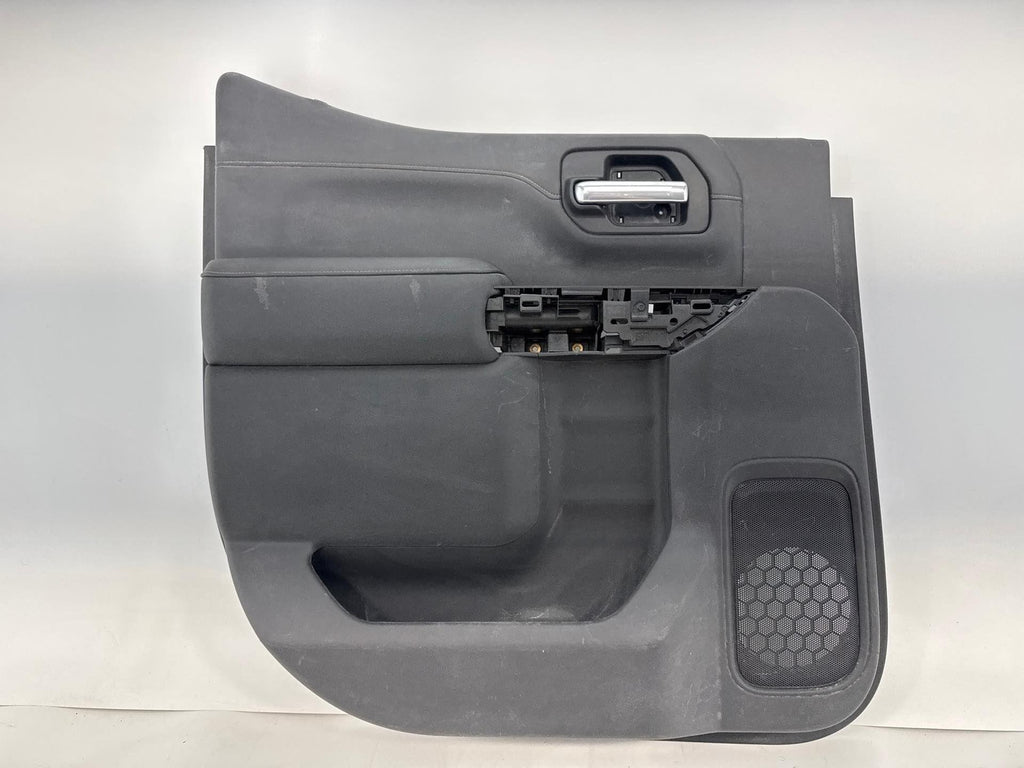 19-24 Sierra Black Rear Driver Side Left Lh Interior Door Trim Panel Oem